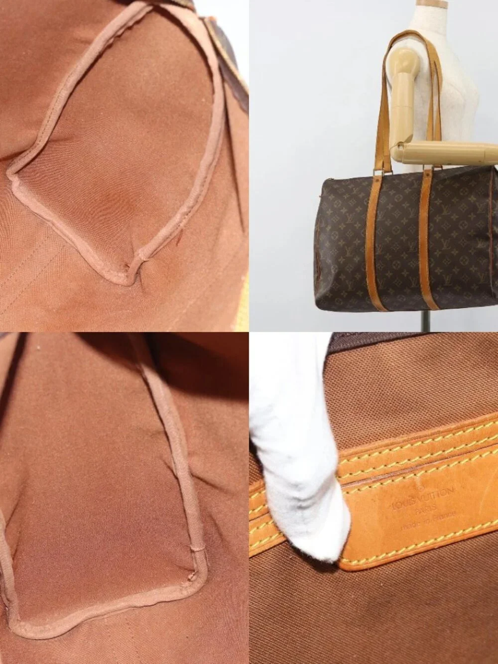 LOUIS VUITTON Monogram Flanerie 45 Shoulder Bag M51115 LV Auth 187552